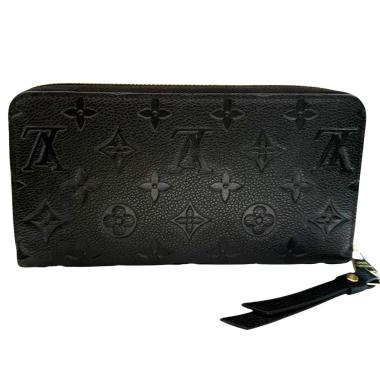 Portefeuille Louis Vuitton Zippy Noir Empreinte