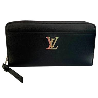 Portefeuille Louis Vuitton Lockme Zippy Noir