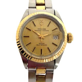 Montre Tudor Princess Oysterdate 25mm Vintage Or/Acier