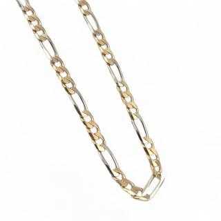 Chaine Or Jaune&Blanc 18 Ct