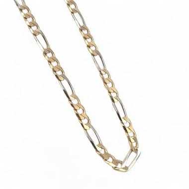 Chaine Or Jaune&Blanc 18 Ct