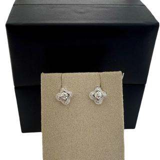 Boucles D'oreilles Mauboussin Chance of Love Or Blanc...