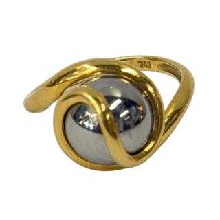 BAGUE GILBERT ALBERT OR 18CT T53