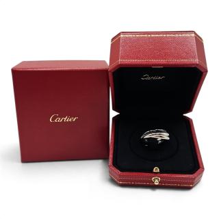 CARTIER BAGUE TRINITY OR CERAMIQUE