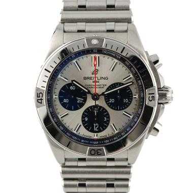Breitling Chronomat B01 Silver Dial