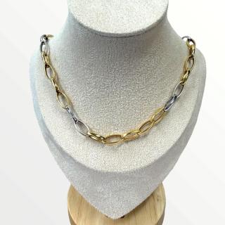Collier Or Jaune/Blanc 18ct