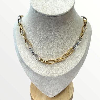 Collier Or Jaune/Blanc 18ct
