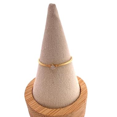 Bague Or Jaune 18ct & Brillant