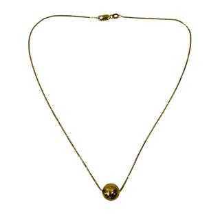 COLLIER OR JAUNE 18CTS AVEC DIAMANTS 6.48GRS