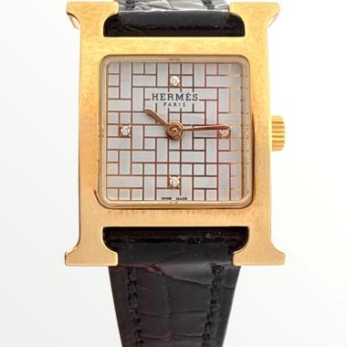 Hermes Heure H Mini Modèle & Diamants 21mm