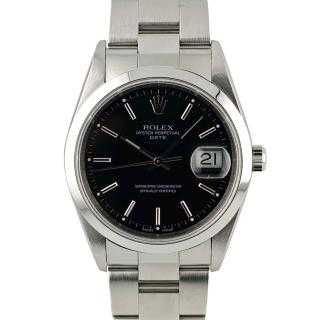Rolex Oyster Perpetual Date 34 Black Dial