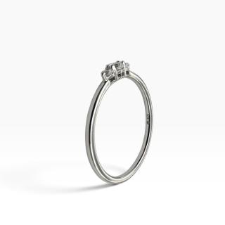 Bague Or Blanc 9 Ct