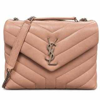 Sac Saint Laurent Loulou Small Cuir Rose Poudré