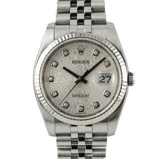 Rolex DateJust 36 Diamond Rolex motif Dial