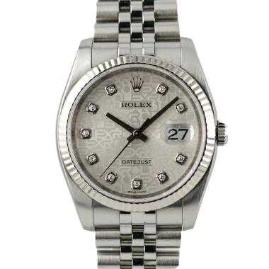 Rolex DateJust 36 Diamond Rolex motif Dial
