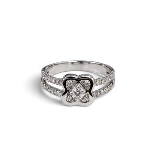 Bague Or blanc 18 ct et Diamants