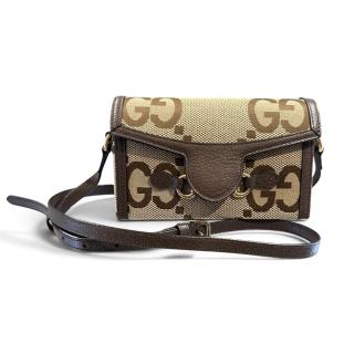 GUCCI MINI HORSEBIT 1955 JUMBO TOILE GG MARMONT