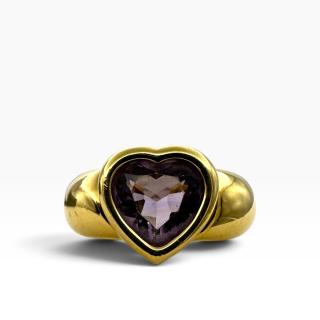 Piaget Bague Coeur Améthyste Or 18 Ct