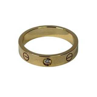 BAGUE CARTIER OR JAUNE FULLSET 1 DIAMANT