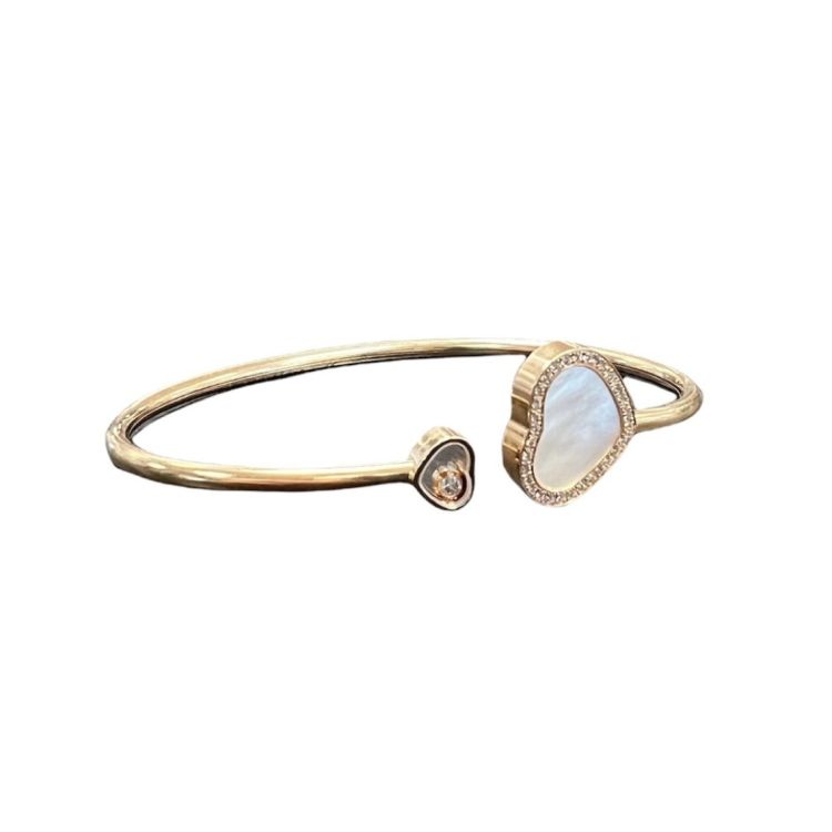 Chopard Happy Diamonds White Gold and Diamond Bangle Bracelet 859013 Brand  New | eBay