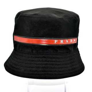 Prada Technical Fabric Bucket Hat