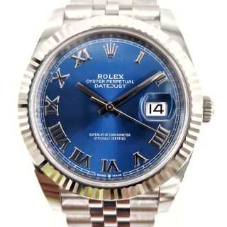 Rolex Datejust 41 Jubilee 126334 blue roman