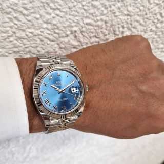 Rolex Datejust 41 Jubilee 126334 blue roman