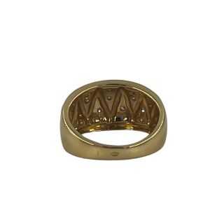 Bague en or avec 22 diamants