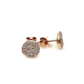 Boucle d'oreille Or Rose