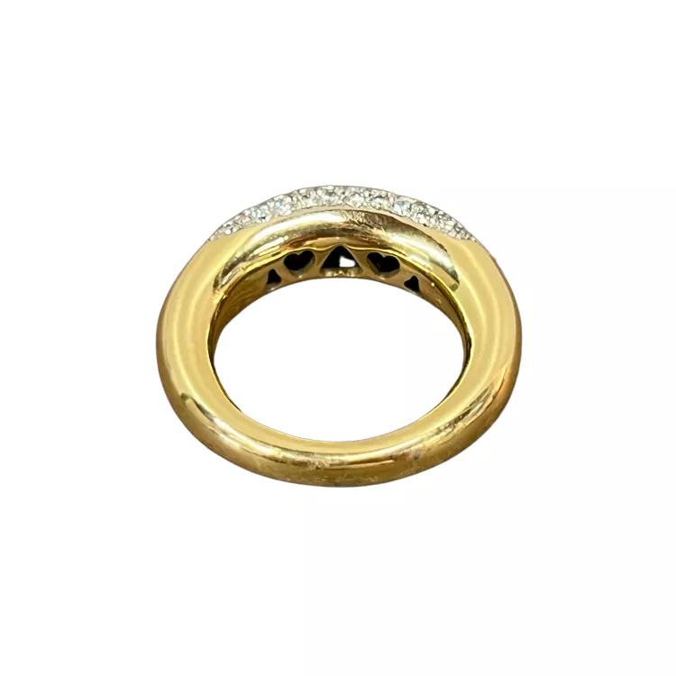 Bague or et diamants