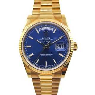 Rolex Day-Date 36 « President » Blue Dial