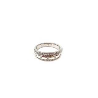 Bague Or Blanc