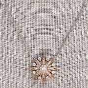 Collier Or Blanc et Rose