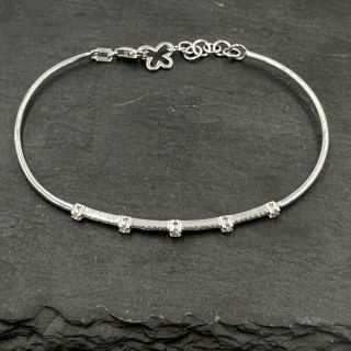 Bracelet Or Blanc et Diamants