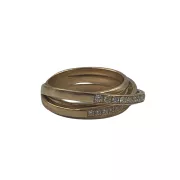 Bague or jaune et diamants