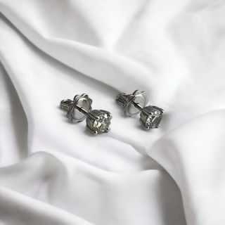 Boucles D’oreilles 0,50ct Diamants