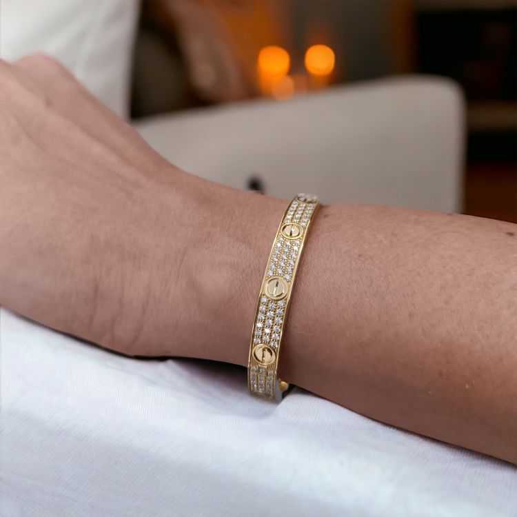 Bracelet Cartier Love Pavé