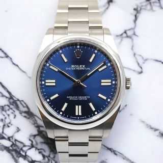 Rolex Oyster Perpetual 41 Blue Dial Full