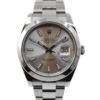 Rolex DateJust 41 Silver Dial