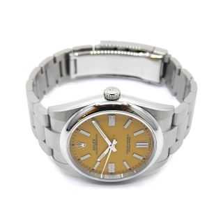 Rolex Oyster Perpetual 41 Yellow Dial