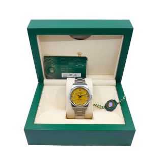 Rolex Oyster Perpetual 41 Yellow Dial