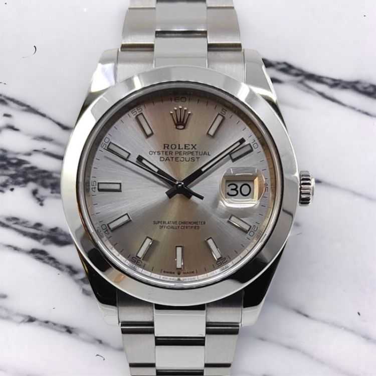 Rolex DateJust 41 Silver Dial