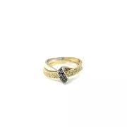 Bague Or Blanc et Jaune