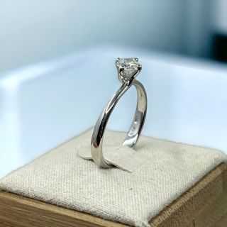 Solitaire Or Blanc 18k