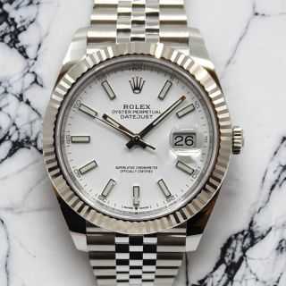 Rolex DateJust 41 White Dial