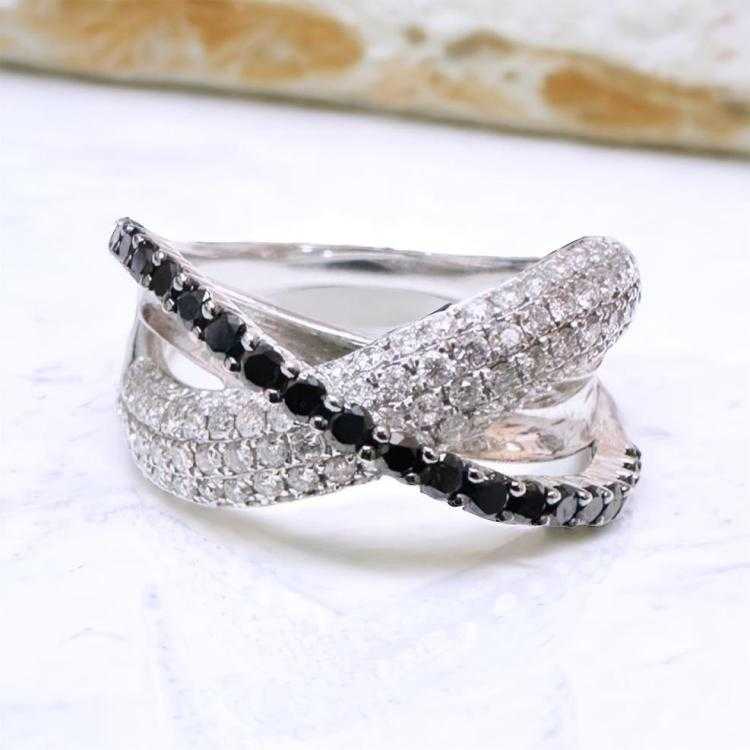 Bague Or Blanc Diamant