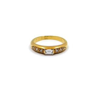 Bague Cartier Vintage Or Jaune 18k & Diamants