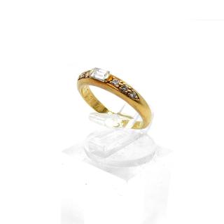 Bague Cartier Vintage Or Jaune 18k & Diamants