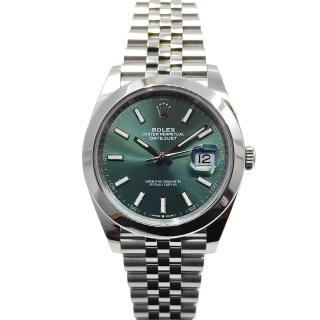 Rolex DateJust 41 Green Mint Dial