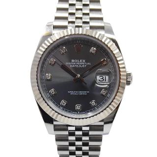 Rolex DateJust 41 Diamond Rhodium Dial